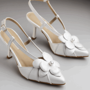 CHANEL BLANCO NACARADO C/ FLOR EN 3D