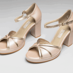 SANDALIA PERLADO NUDE