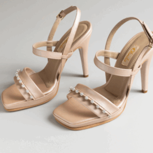 SANDALIA PERLADO NUDE C/STRASS