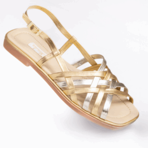 SANDALIA DORADA