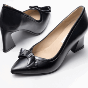 STILETTO NEGRO C/MOÑO