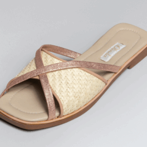 ZAPATILLA DE KARANDAY C/ CUERO COBRE