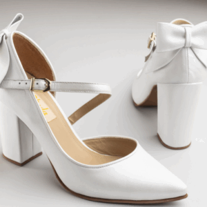 STILETTO BLANCO C/MOÑO