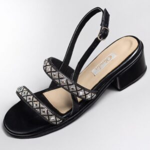 SANDALIA NEGRA C/STRASS